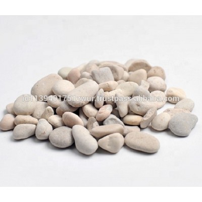 Top quality Indonesia natural cream gravel stone for pathway